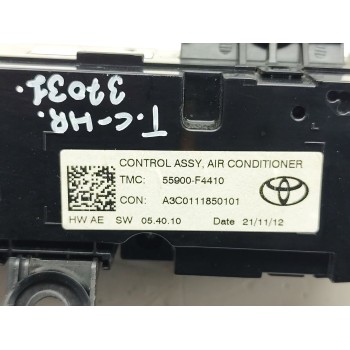 Recambio de mando climatizador para toyota c-hr hybrid active referencia OEM IAM 55900F4410  