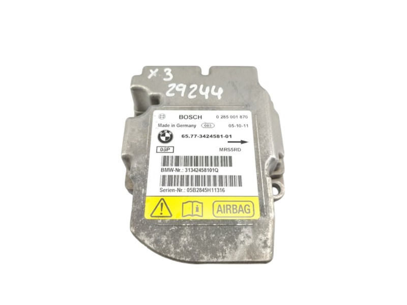 Recambio de centralita airbag para bmw x3 (e83) 3.0 turbodiesel cat referencia OEM IAM 0285001870  