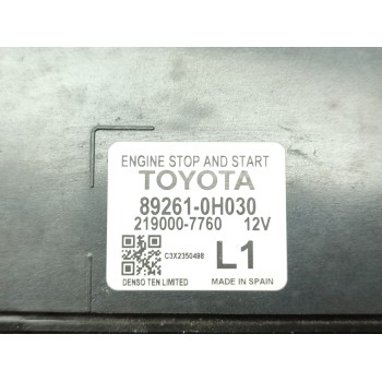 Recambio de modulo electronico para toyota aygo x (_b7_) 1.0 vvt-i (kgb70) referencia OEM IAM 892610H030  