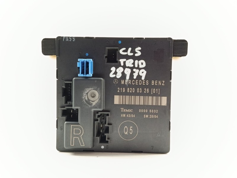 Recambio de modulo electronico para mercedes-benz clase cls (w219) 320 cdi (219.322) referencia OEM IAM 2198200326  