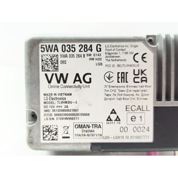 Recambio de modulo electronico para volkswagen t-roc (d11) style referencia OEM IAM 5WA035284G  