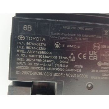 Recambio de modulo electronico para toyota yaris cross hybrid 2wd active tech referencia OEM IAM 8674002270 / 8674102200  