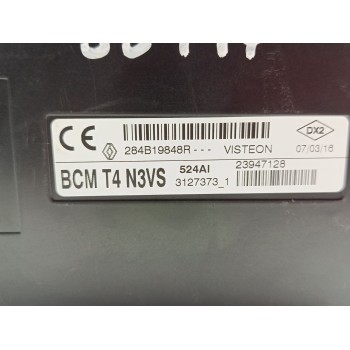 Recambio de modulo electronico para renault captur i (j5_, h5_) 1.5 dci 90 referencia OEM IAM 284B19848R  