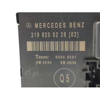 Recambio de modulo electronico para mercedes-benz clase cls (w219) 320 cdi (219.322) referencia OEM IAM 2198200226  