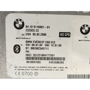 Recambio de modulo electronico para bmw serie 3 touring (e91) 325i referencia OEM IAM 84109116801  