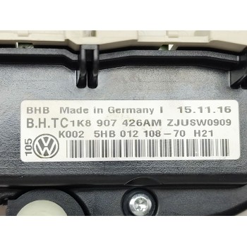 Recambio de mando climatizador para volkswagen caddy iv furgoneta/monovolumen (saa, sah) 2.0 tdi referencia OEM IAM 1K8907426AM 