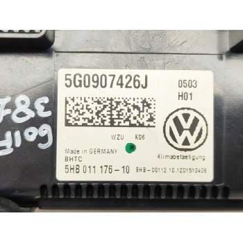 Recambio de mando climatizador para volkswagen golf vii lim. edition bluemotion referencia OEM IAM 5G0907426J  