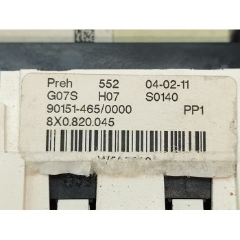 Recambio de mando calefaccion / aire acondicionado para audi a1 (8x) attraction referencia OEM IAM 8X0820045  