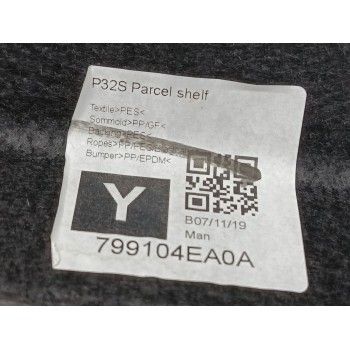 Recambio de bandeja trasera para nissan qashqai (j11) acenta referencia OEM IAM 799104EA0A  