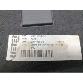 Recambio de bandeja trasera para peugeot partner kombi premium referencia OEM IAM 16799839ZD / 96813925ZD  