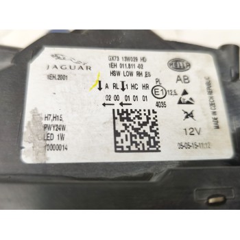 Recambio de faro derecho para jaguar xe pure referencia OEM IAM GX7313W029HD  