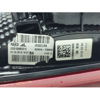 Recambio de piloto trasero izquierdo interior para hyundai i20 ii (gb, ib) 1.2 referencia OEM IAM 92403C8000 / 92404C8600  