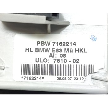 Recambio de piloto trasero derecho interior para bmw x3 (e83) 2.0d referencia OEM IAM 63217162214  
