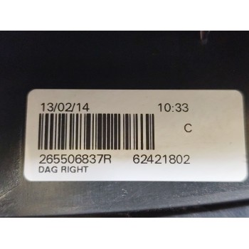 Recambio de piloto trasero derecho para dacia duster (hs_) 1.5 dci (hsaj) referencia OEM IAM 265505271R / 265506837R  