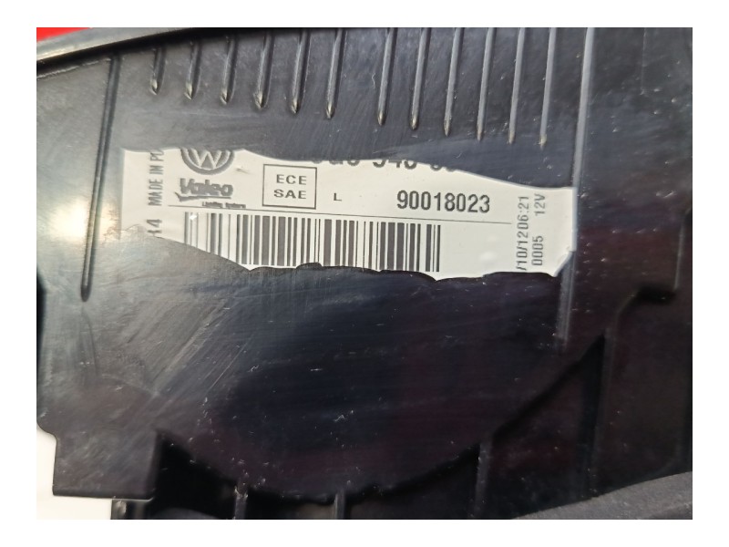 Recambio de piloto trasero izquierdo interior para volkswagen golf vii lim. edition bluemotion referencia OEM IAM 5G0945093AC / 