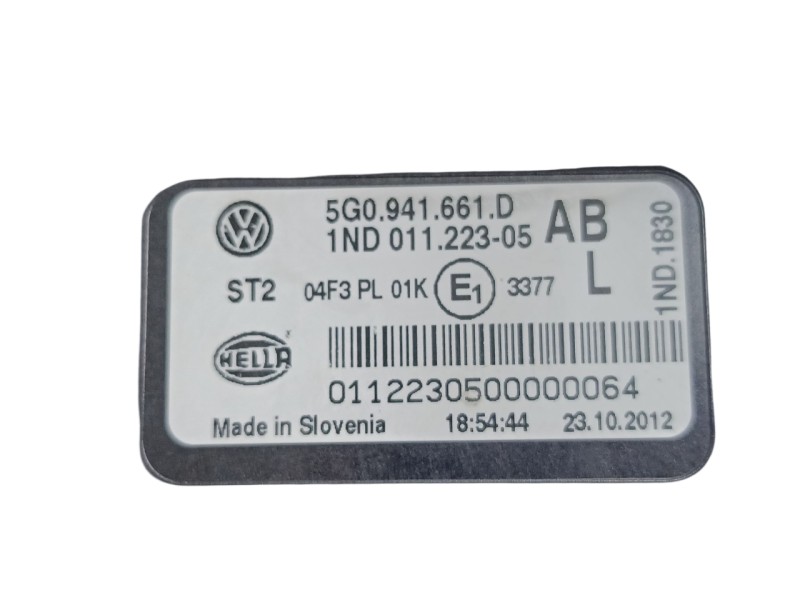 Recambio de faro antiniebla izquierdo para volkswagen golf vii lim. edition bluemotion referencia OEM IAM 5G0941661D  