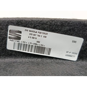 Recambio de bandeja trasera para seat ibiza v (kj1, kjg) 1.0 tsi referencia OEM IAM 6F0867769D6E8 / 6F0867769  