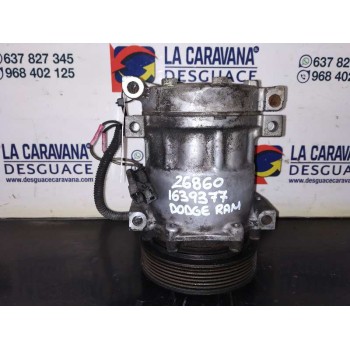 Recambio de compresor aire acondicionado para dodge ram 1500 club cab referencia OEM IAM 55055540AM  