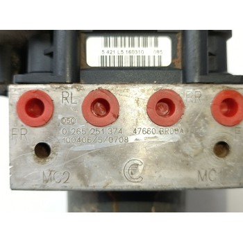 Recambio de abs para nissan qashqai (j10) acenta referencia OEM IAM 47660BR00A / 0265251374  