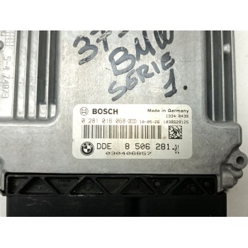 Recambio de centralita motor uce para bmw serie 1 berlina (e81/e87) 116d referencia OEM IAM 0281016068 / 8506281  