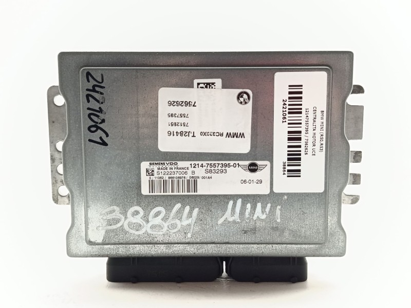 Recambio de centralita motor uce para bmw mini (r50,r53) cooper referencia OEM IAM 12147557395 / 7562626  