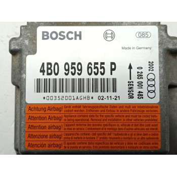 Recambio de centralita airbag para audi a6 berlina (4b2) 2.5 tdi referencia OEM IAM 4B0959655P / 0285001485  