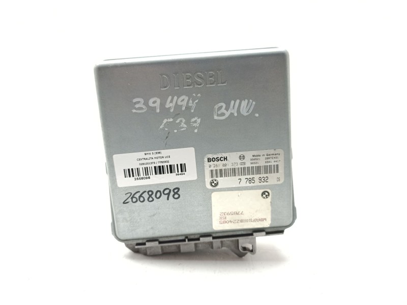 Recambio de centralita motor uce para bmw 5 (e39) 525 td referencia OEM IAM 0281001373 / 7785932  