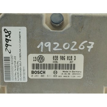 Recambio de centralita motor uce para volkswagen golf iv berlina (1j1) conceptline referencia OEM IAM 0281001611  