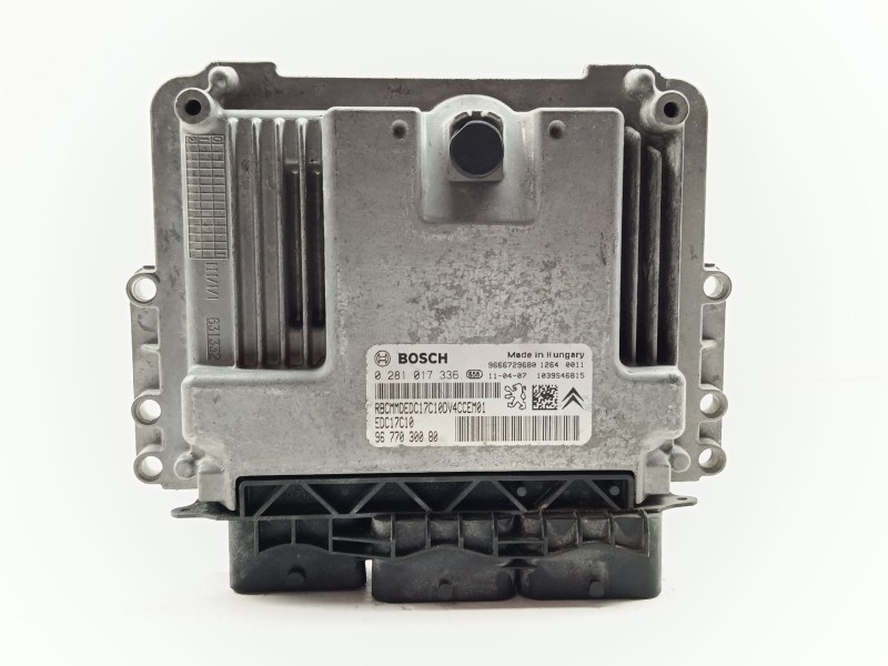 Recambio de centralita motor uce para citroën c3 selection referencia OEM IAM 0281017336 / 9677030080  
