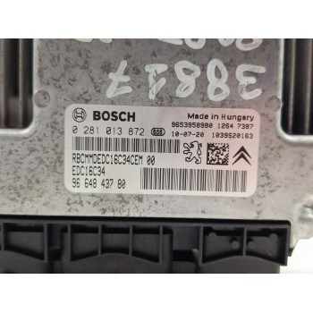 Recambio de centralita motor uce para peugeot partner kombi premium referencia OEM IAM 0281013872 / 9664843780  