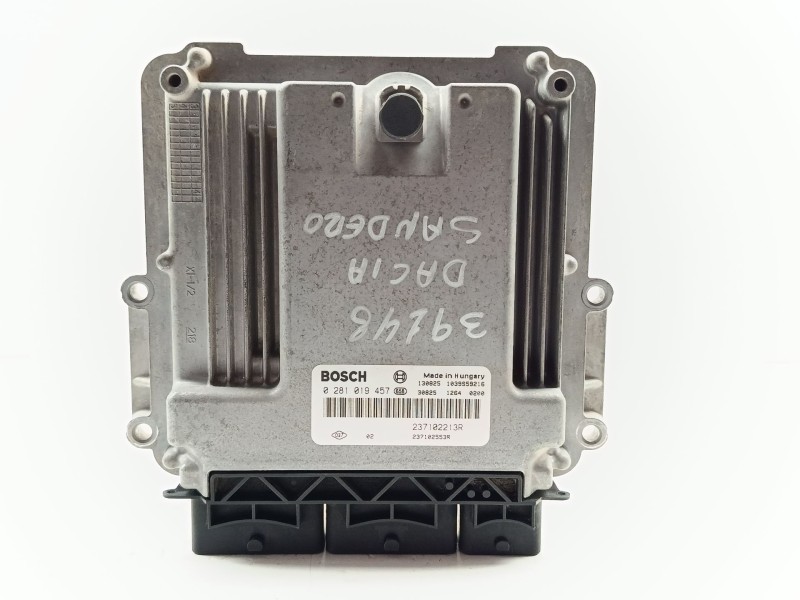 Recambio de centralita motor uce para dacia sandero stepway referencia OEM IAM 0281019457 / 237102213R / 237102553R  