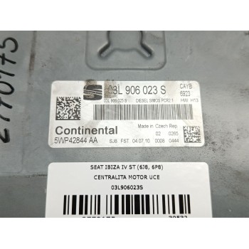 Recambio de centralita motor uce para seat ibiza iv st (6j8, 6p8) 1.6 tdi referencia OEM IAM 03L906023S  