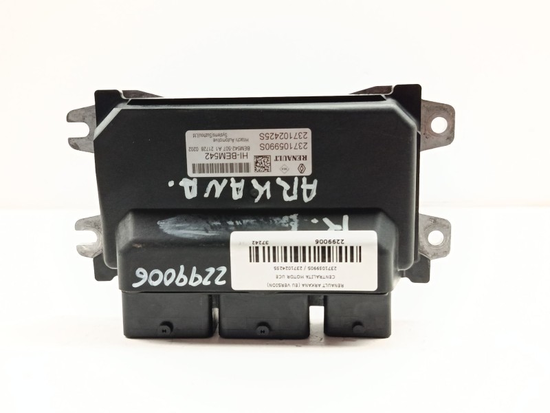 Recambio de centralita motor uce para renault arkana (eu version) intens referencia OEM IAM 237105990S / 237102425S  