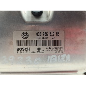 Recambio de centralita motor uce para seat ibiza iii (6l1) 1.9 tdi referencia OEM IAM 0281011824 / 038906019NE  