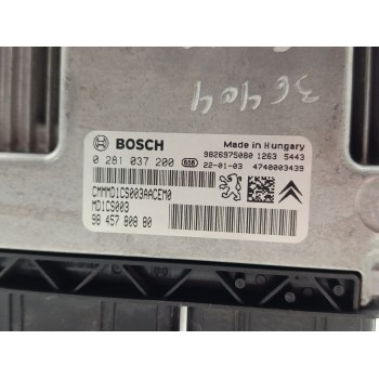 Recambio de centralita motor uce para peugeot 208 (p2) allure pack referencia OEM IAM 0281037200 / 9845780880  
