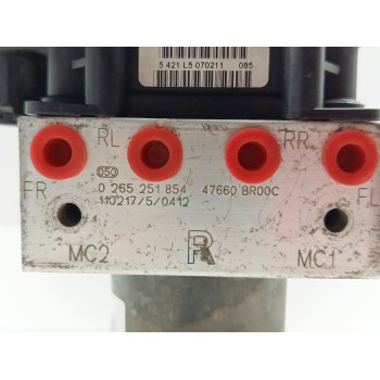 Recambio de abs para nissan qashqai (j10) acenta referencia OEM IAM 47660BR00C / 0265251854  