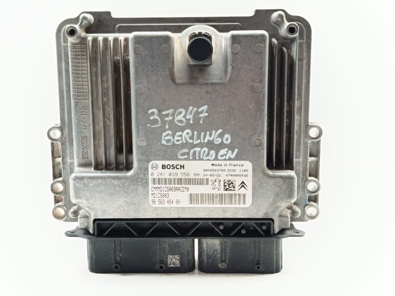 Recambio de centralita motor uce para citroën berlingo feel m referencia OEM IAM 0281039556 / 9856345480  