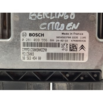 Recambio de centralita motor uce para citroën berlingo feel m referencia OEM IAM 0281039556 / 9856345480  