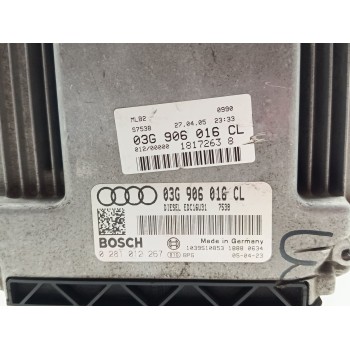 Recambio de centralita motor uce para audi a4 avant (8e) 2.0 tdi referencia OEM IAM 0281012267 / 03G906016CL  