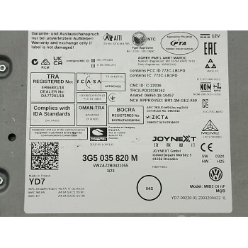 Recambio de modulo electronico para volkswagen t-roc (d11) style referencia OEM IAM 3G5035820M  