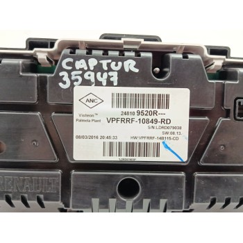 Recambio de cuadro instrumentos para renault captur i (j5_, h5_) 1.5 dci 90 referencia OEM IAM 248109520R  