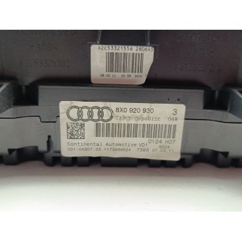 Recambio de cuadro instrumentos para audi a1 (8x) attraction referencia OEM IAM 8X0920930  