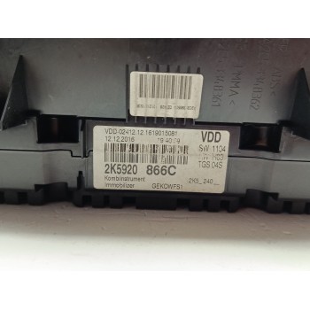 Recambio de cuadro instrumentos para volkswagen caddy iv furgoneta/monovolumen (saa, sah) 2.0 tdi referencia OEM IAM 2K5920866C 