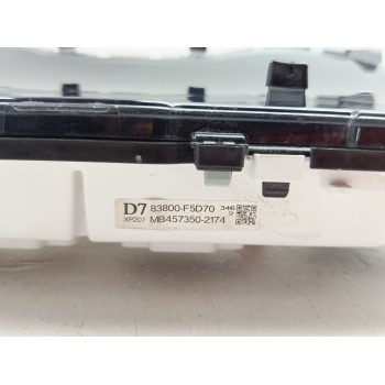 Recambio de cuadro instrumentos para toyota yaris cross hybrid 2wd active tech referencia OEM IAM 83800F5D70  