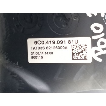 Recambio de volante para volkswagen polo (6c1) edition bluemotion referencia OEM IAM 6C0419091  