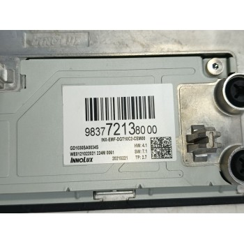 Recambio de pantalla multifuncion para opel mokka 1.2 (76) referencia OEM IAM 9837721380  