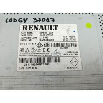 Recambio de pantalla multifuncion para dacia lodgy (js_) 1.6 lpg referencia OEM IAM 281159596R  
