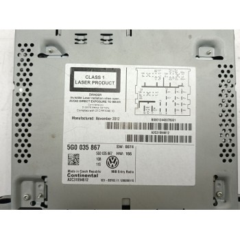 Recambio de sistema audio / radio cd para volkswagen golf vii lim. edition bluemotion referencia OEM IAM 5G0035867  