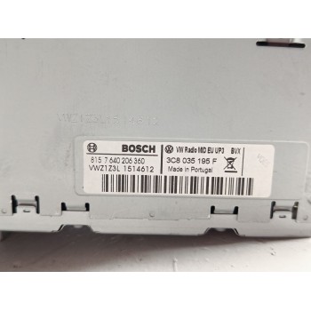 Recambio de sistema audio / radio cd para volkswagen polo (6r1) advance referencia OEM IAM 3C8035195F  
