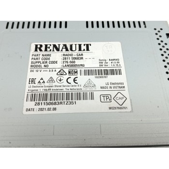 Recambio de pantalla multifuncion para dacia duster (hm_) 1.0 tce 90 referencia OEM IAM 281150683R  